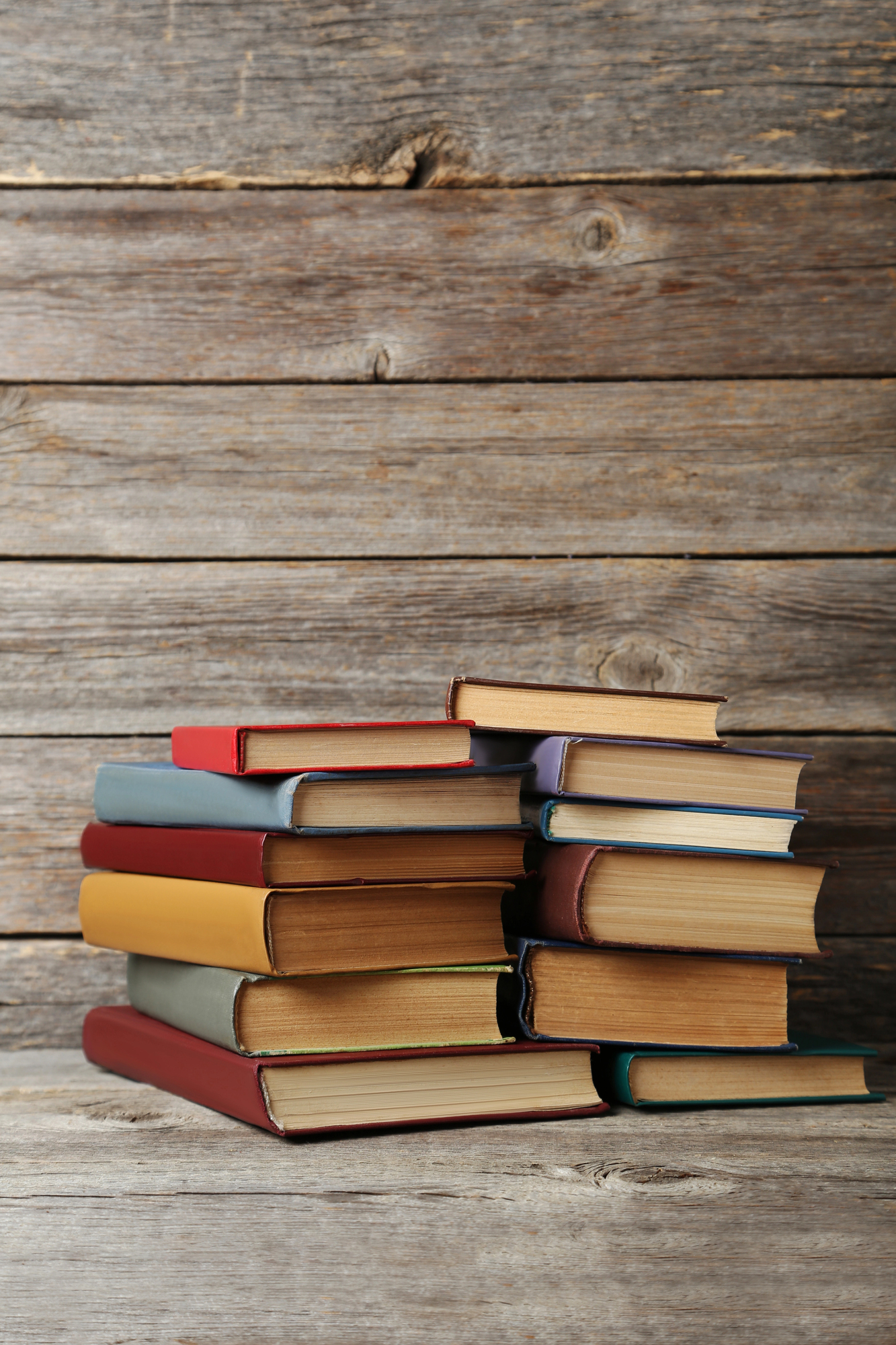 Stack of old book